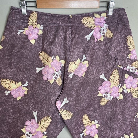 Volcom 2 Way Stretch Men’s Board Shorts Floral Size 34 - Picture 3 of 16